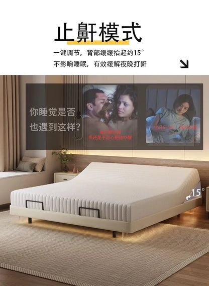 Smart Luxury Bed Modern Sofa Design Bedroom Platform Sleeping Massage Bed Platform Safe Letto Matrimoniale Office Furniture