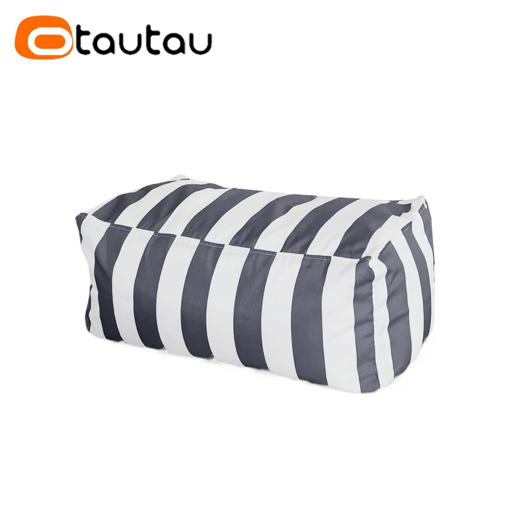 OTAUTAU Outdoor Bean Bag Cover Beach Swim Pool Lounger SF464【No Filler Inside! You Need To Buy Filler By Yourself !】