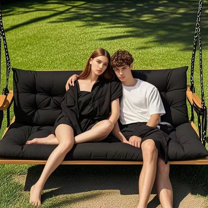 100x150cm Outdoor Hanging Chair Bench Cushion Swing Replacement Cushion Thick Garden Swing Cushion Swing Replacement