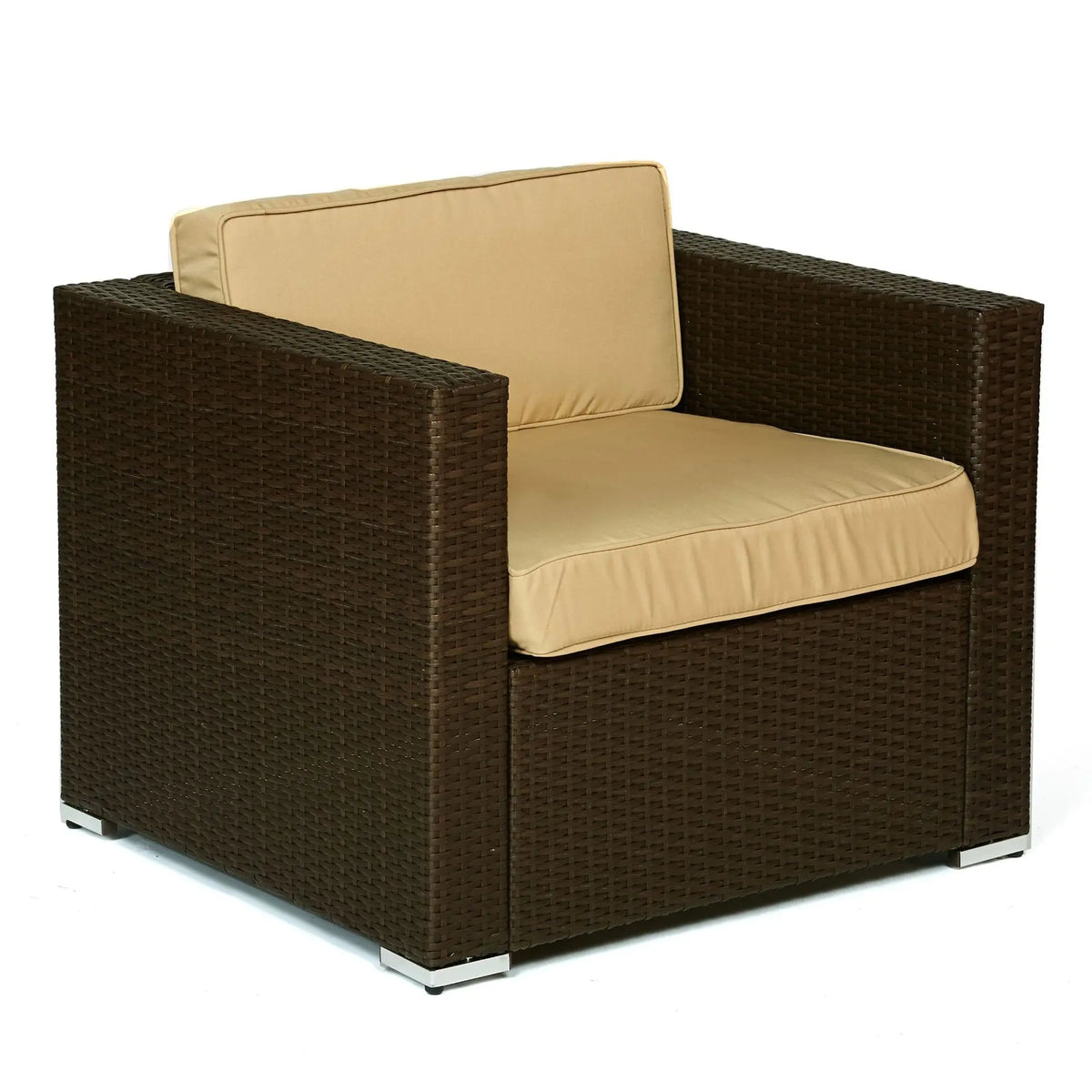 Outdoor rattan sofa combination U-shaped corner courtyard garden balcony hotel