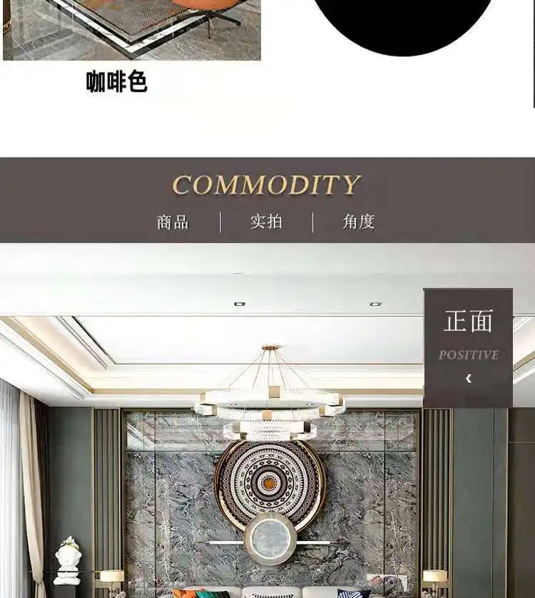 Italian light luxury sofa living room leather sofa first layer cowhide buckle design luxury combination sofa size apartment