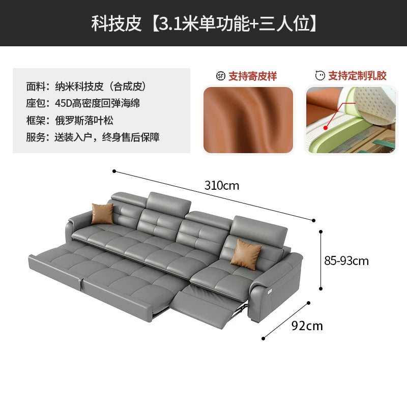 Italian Modern Sofas Minimalist Living Room Electric Lazy Sofas Relax Armchairs Apartment Articulos Para El Hogar Accessories