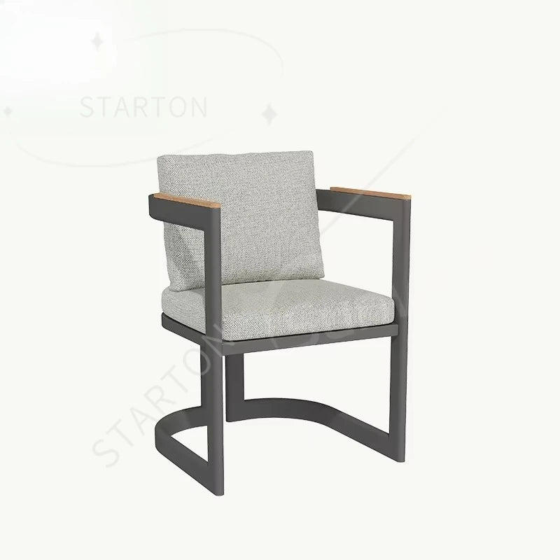 Factory Luxury Outdoor Furniture Patio Teak Wood Dining Sets Garden Table and Chairs Set for Hotel Restaurant Used