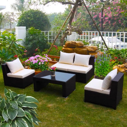 Outdoor Rattan Garden Furniture Sets Sofa Modern Luxury Metal Garden Furniture Sets Storage Table Conjunto Trendy Furniture