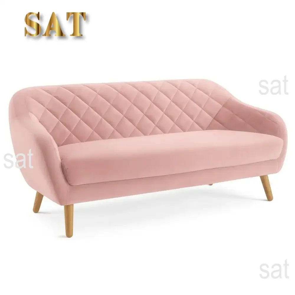 Sofa living room small apartment Nordic simple modern Internet celebrity bedroom clothing store double simple lazy sofa
