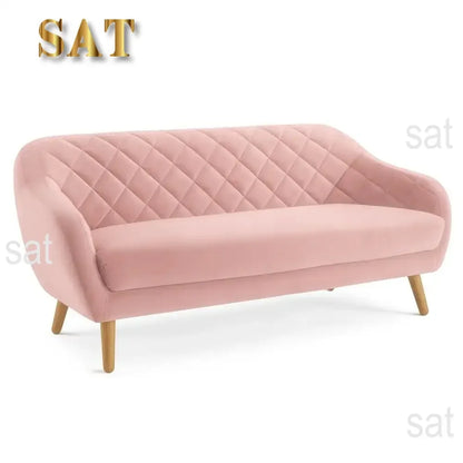 Sofa living room small apartment Nordic simple modern Internet celebrity bedroom clothing store double simple lazy sofa