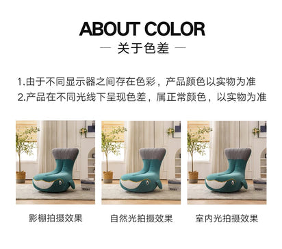 ss7304 Shark Swivel Chair Animal Leisure Small Apartment Simple Home Whale Sofa
