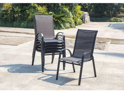 2pcs High Back Garden Chairs Nordic Waterproof Comfortable Dining Garden Chairs Back Italian Style Mueble Jardin Furniture