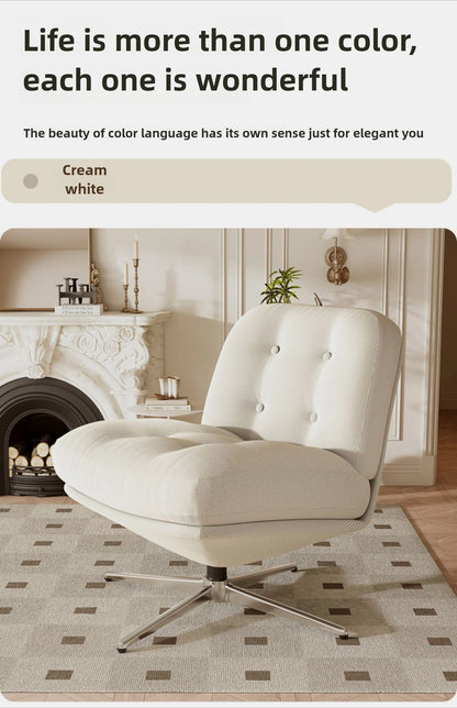 Single sofa chair light luxury medieval Bauhaus living room leisure chair bedroom lazy sofa