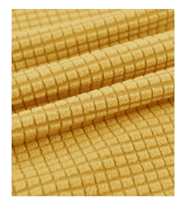 2pcs/set Jacquard Stretch Club Armchair Slipcover 1pc Barrel Tub Sofa Cover + 1pc Polar Fleece Couch Cover Furniture Protector