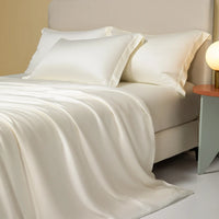 Premium 4/6pcs Egyptian Cotton Bed Sheet Set Soft Long Staple Cotton Bedding Set Luxury Silky Fitted Sheet Flat Sheet Pillowcase