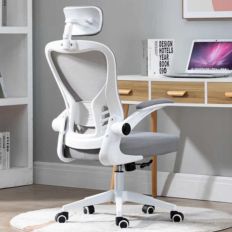 Ergonomic Office Chair Adjustable Headrest Breathable Mesh Back Multi - Angle Reclining Bureaustoel Home Office Study Gaming