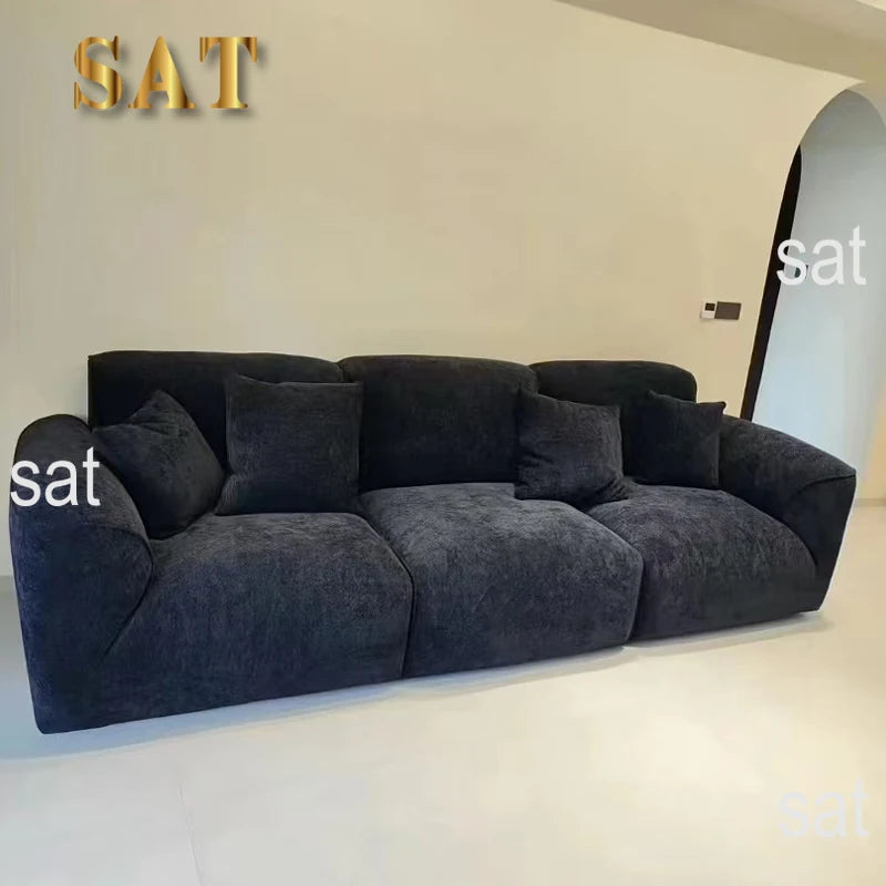 New Design Sofa Living Room Sofa Lounge Custom Fabric Modular Living Room Velvet Design Combination 3 Seater Sofa
