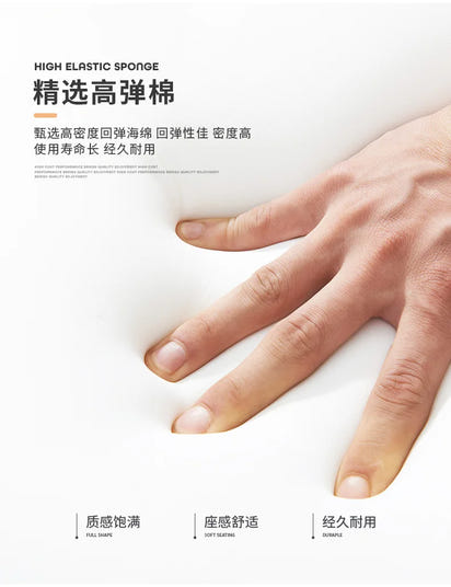 Italian Minimalist Creative Single Fabric Sofa Modern Light Luxury Home Living Room Bedroom Wingback Chair