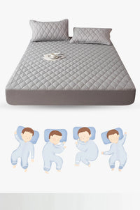 Brushed Cotton Padded Waterproof Pillowcase - Single Piece / 2-Piece Set  Soft Breathable