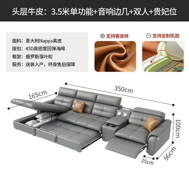 Italian Modern Sofas Minimalist Living Room Electric Lazy Sofas Relax Armchairs Apartment Articulos Para El Hogar Accessories