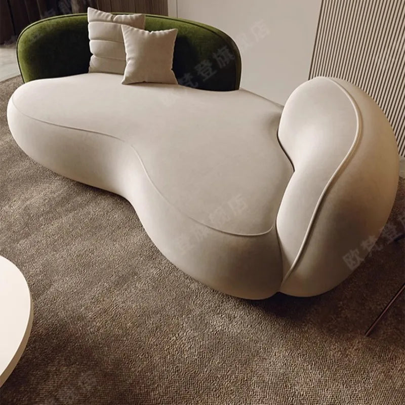 Nordic Lazy Living Room Sofas Luxury Lounge Double Floor Sofa Designer Adults Meuble De Salon Home Furniture Accessories