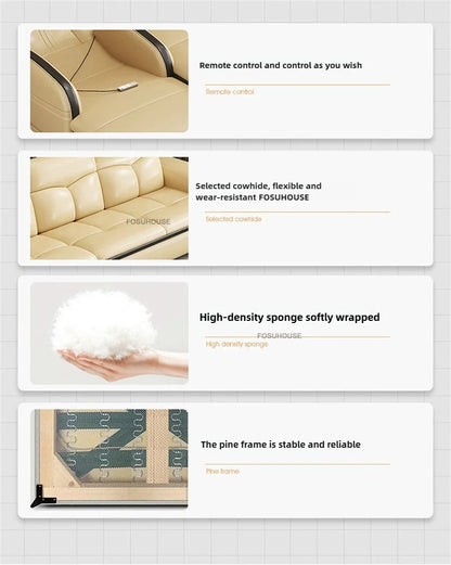 European Luxury Living Room Sofas Home Leisure Sofa Bed Recliner Design Living Room Furniture Modern Corner Smart Massage Sofa