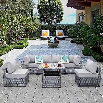 Patio Furniture Set Outdoor Conversation Set Sofa Garden