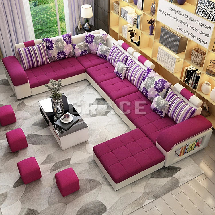 Hotel Composable Sofa Set Furniture Bed Sets Couch Living Room Home Luxury Sectional Sofas