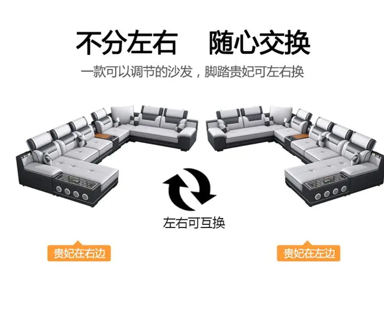 Seater Modern Sofa Ajustable Luxury Sectional Multifunctional Reclining Sofa Cushion Lazy Meubles De Maison Salon Furnitures