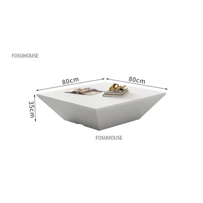 Italian Light Luxury Tea Table Modern Creative Personality Coffee Table Living Room Furniture Small Apartment Living Room Table