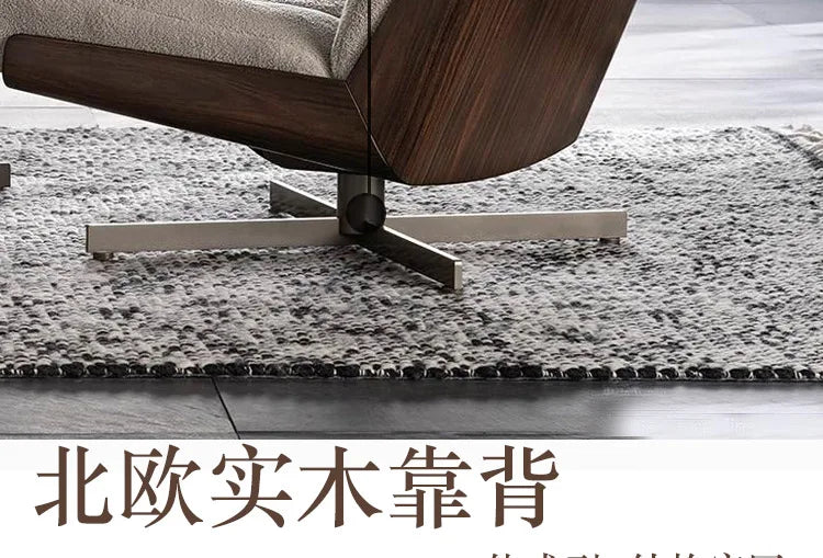 Single sofa rotating sofa chair recliner living room bedroom leisure reading chair