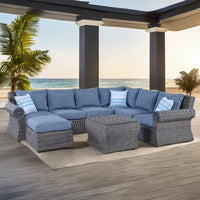 High Quality Furniture Rattan Wicker Outdoor Outdoor Furniture Garden Sectional Sofa  Outdoor Furniture