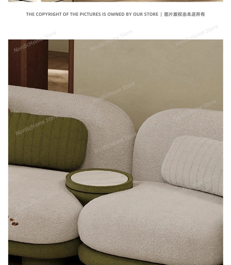 Light Luxury Italian Sofa Living Room Designer Unusual Adult High Quality Aesthetics Sofas Aesthetics Trendy Muebles Furniture