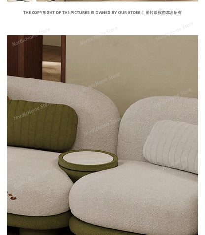 Light Luxury Italian Sofa Living Room Designer Unusual Adult High Quality Aesthetics Sofas Aesthetics Trendy Muebles Furniture