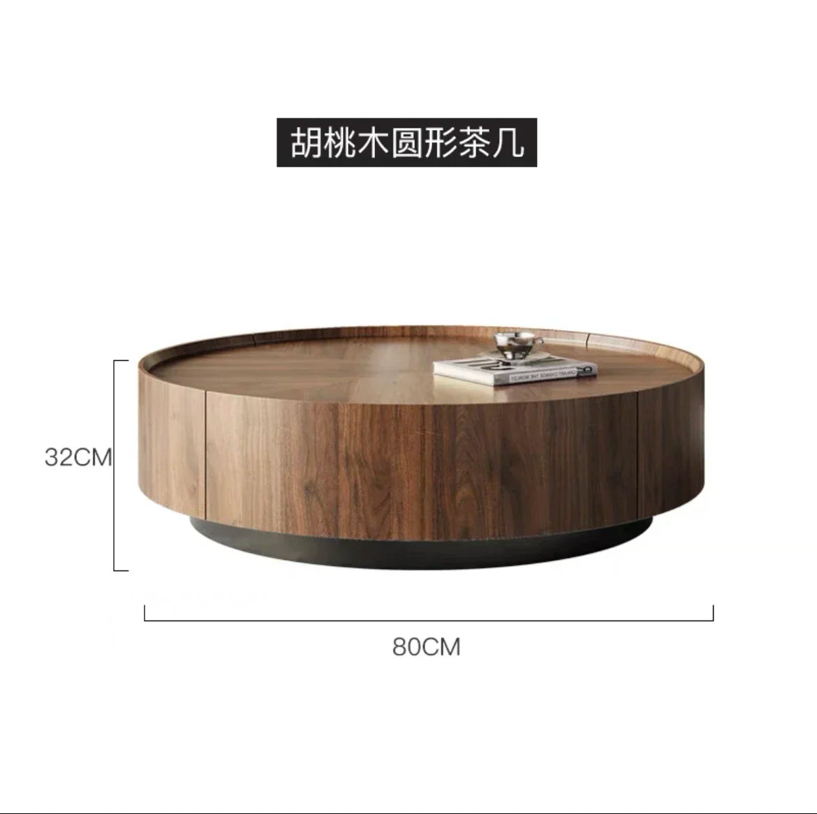 Nordic Solid Wood Coffee Table Modern Simple Originality Round Coffee Table Sofa Side Living Room Home Furniture Salontafel FYCT