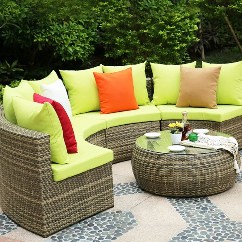 2022 Cheapest Garden Sofas Rattan Outdoor Furniture