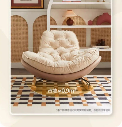 Thickened Penguin Rocking Chair Balcony Sofa Home Bedroom Leisure Chair Wide