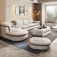 Design Artificial Leather Living Room Sofa Corner Combination Luxury Sofas Living Room Personality Home Furniture