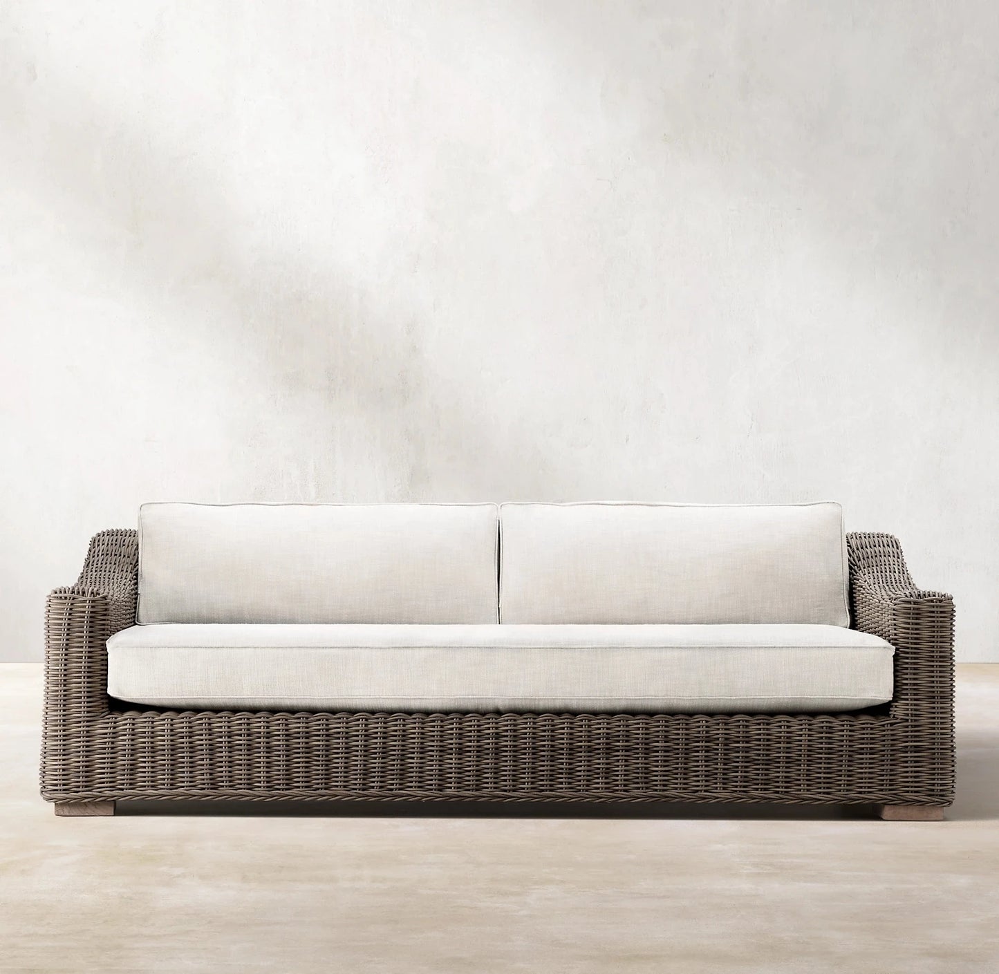 Hotel Garden Rattan Patio Sofa Sets Wicker Rattan Sofa Outdoor Aluminum Frame Rattan Sofa Set