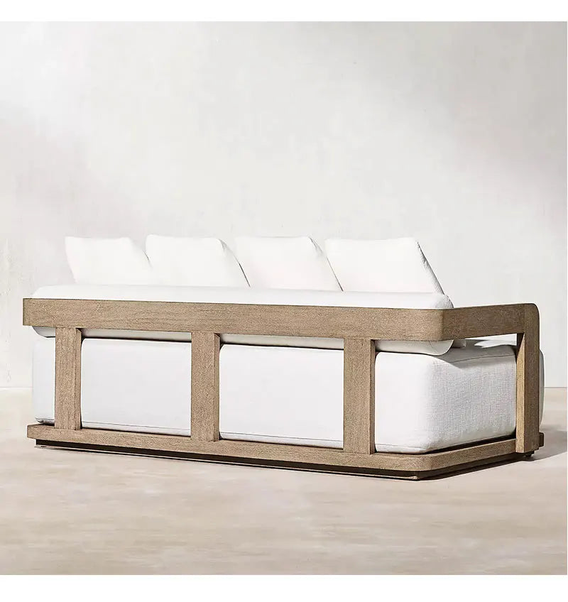 New Design Morden Outdoor Patio Furniture Sofa Set All Weather Waterproof Fabric Aluminum Sofa