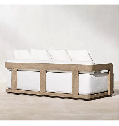 New Design Morden Outdoor Patio Furniture Sofa Set All Weather Waterproof Fabric Aluminum Sofa