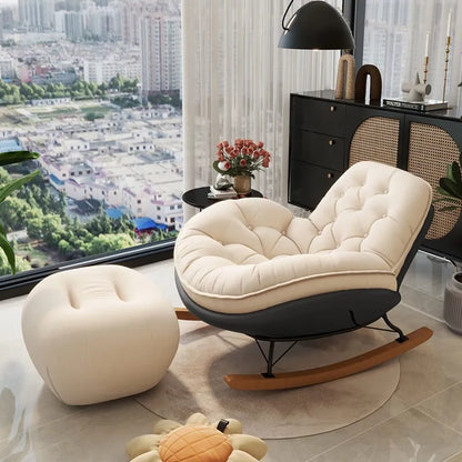 For Modern Living Room Lounge Rocking Chairs Home Furniture Apartment Bedroom Adults Single Sofa Lazy Recliner Lounge Chair*