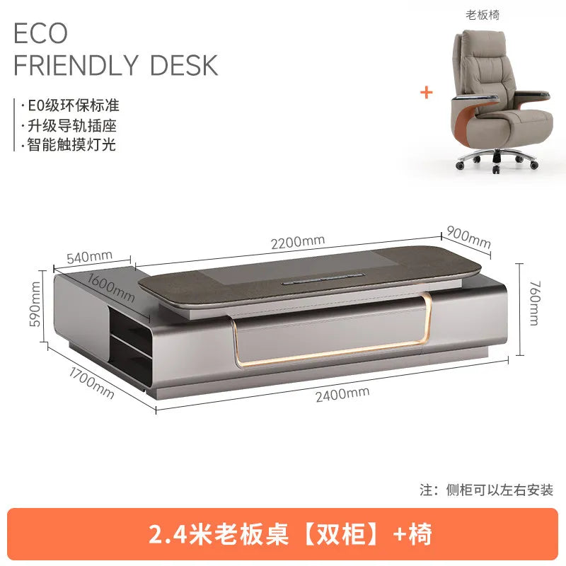 Minimalist Crafts Office Desk Storage Luxury Executive Organizers Office Desk Computer European Meuble Bureau Home Furniture