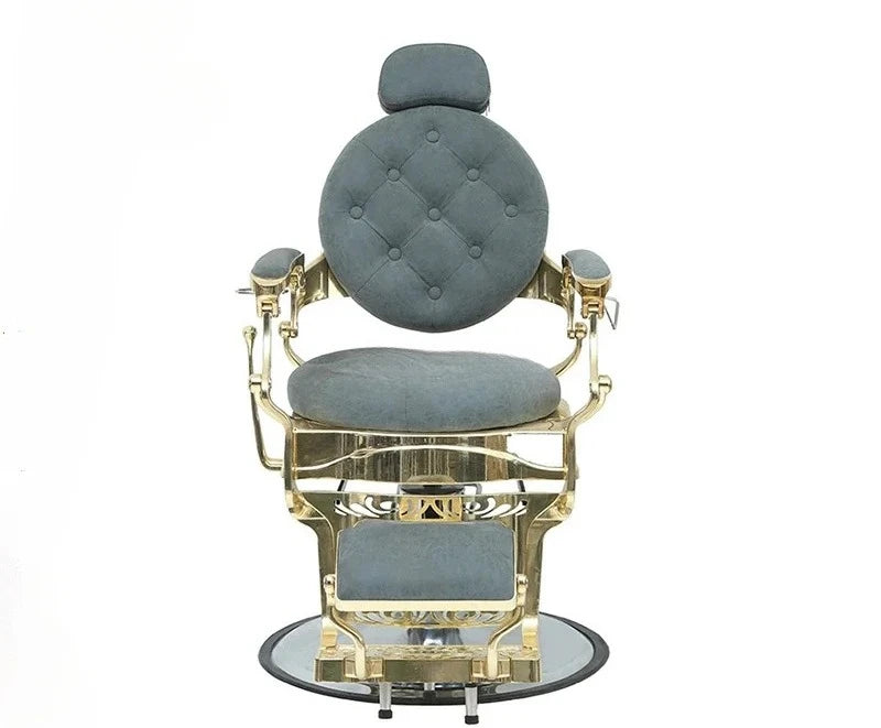 WWAluminum Alloy Frame Haircut Barber Chair Can Be Lifted And Rotated To Put Down The Chair