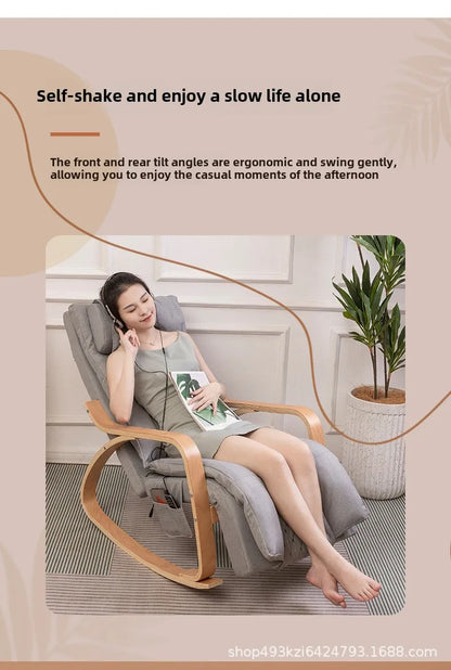 Soft chair household small multi-functional office recliner massage rocking  intelligent  sofa Pedicure  armchair  sillas