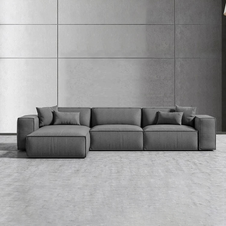 Hot Sales Modern L Shape 3 Seater Fabric Padded Seat Fabric Sofa Bed Sofa Sleeper Bed