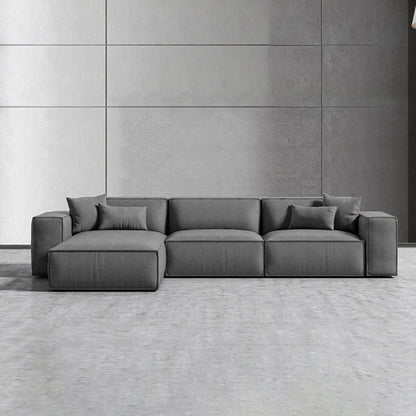 Hot Sales Modern L Shape 3 Seater Fabric Padded Seat Fabric Sofa Bed Sofa Sleeper Bed