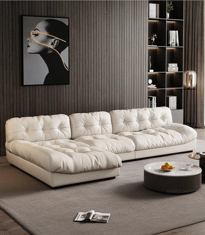 Luxury Charging  Sofas Bed U Shaped Sectional Furniture 7 Seat Modern European Fabric Living Room Sofas Set