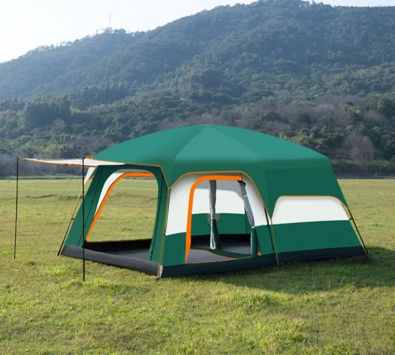 Sunshade Waterproof Tent Portable Wear Resistance Camping Tents Outdoor Stable Windproof Large Spaces Four Season Shelters