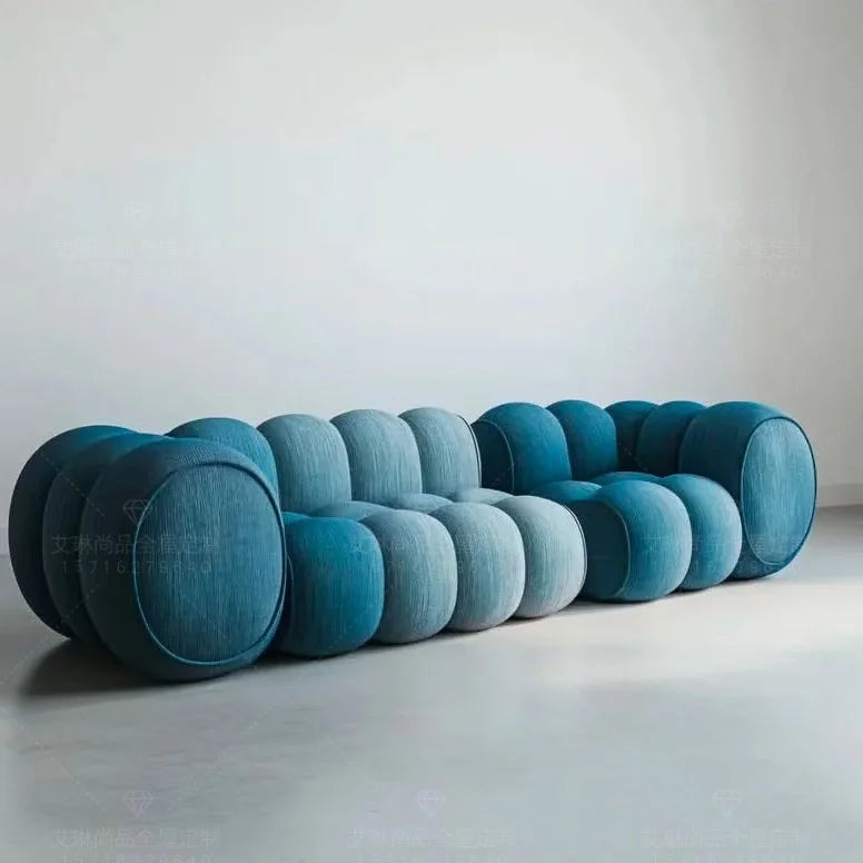 couch Nordic Living Room Sofas White Puff Floor Designer 2025 Accent Bubble Couch Salon Luxury Hotel Sofa Wohnzimmer Furniture H