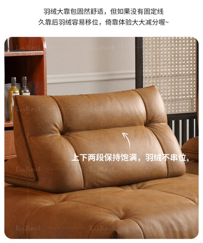 Adults Sleep Living Room Couch European Brown Villa Modular Corner Sectional Sofa Double Lounge Leather Canape Salon Furniture