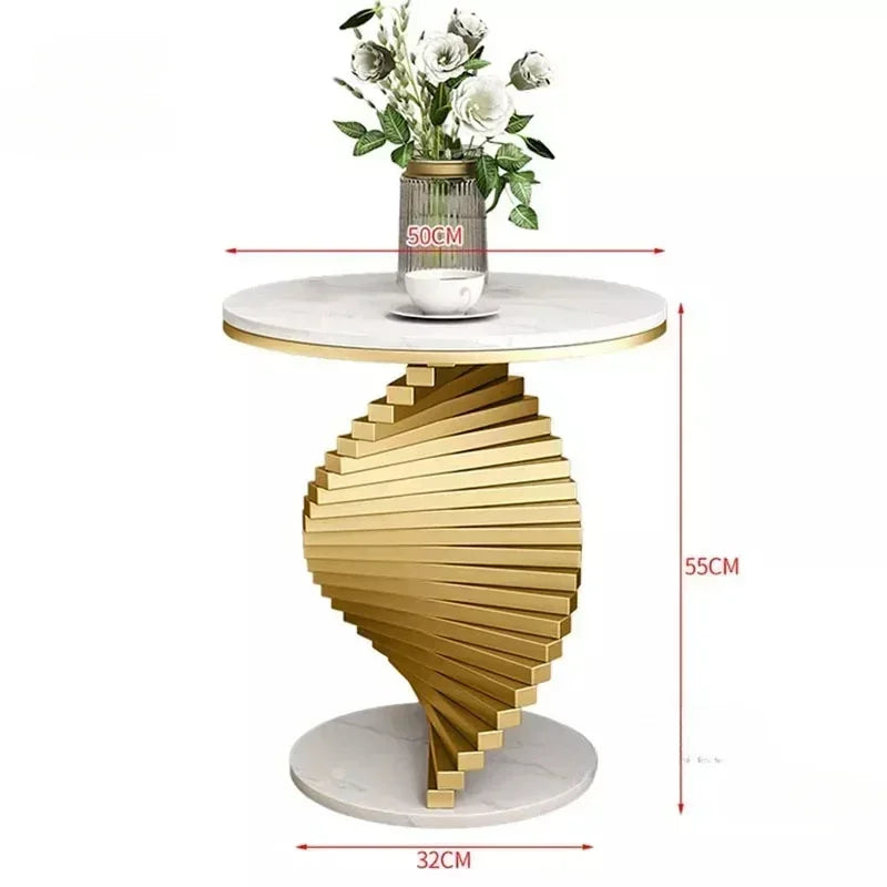 Nordic Leisure Bedroom Side Table Modern Marble Coffee Table for Living Room Furniture Nordic Designer Tables