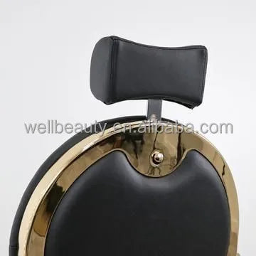 Barber Chair Retro Stylish Beauty Hairdressing King Style Armrest Hair Styling Classic Hydraulic Furniture Salon Barber Chair