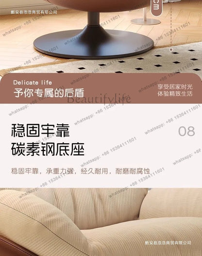 Lazy Sofa Rotating Eggshell Chair Rocking Chair Recliner Balcony Household Sleepable Leisure Single Sofa Nest Chair Schlafsofa